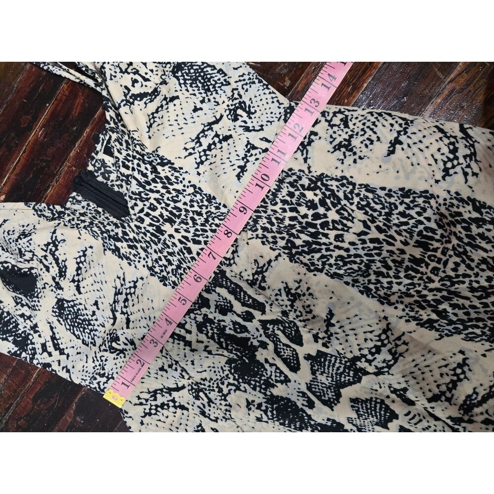 BooHoo Python Snakeskin Print Wideleg Jumpsuit si… - image 6